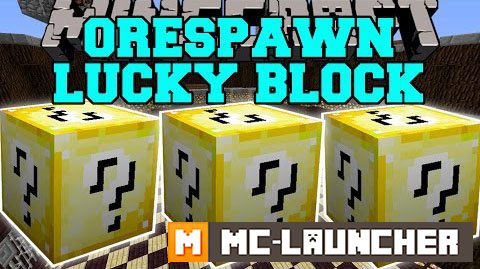 Lucky Block Orespawn 1.7.10